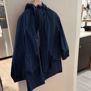 Madewell Navy Hooded Anorak Jacket
